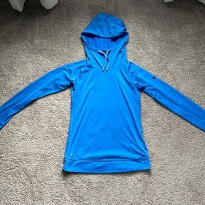 Nike Dry fit running long sleeve fitted hoodie